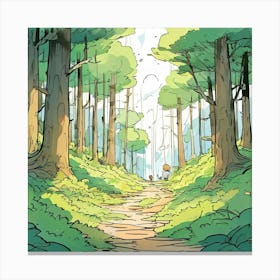 Forest Path 1 Canvas Print