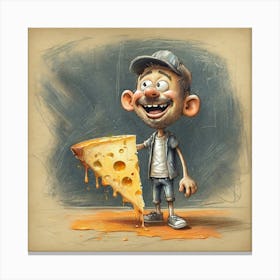 Cheesy Boy Canvas Print