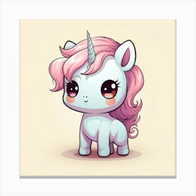 Cute Unicorn 643 Canvas Print