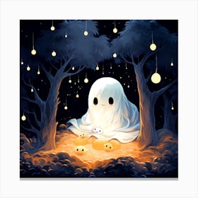 Ghost In The Woods 1 Canvas Print