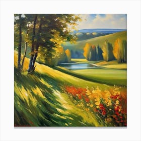 Russian Landscape Painting 3 Canvas Print