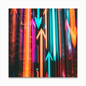 Abstract Arrows Canvas Print