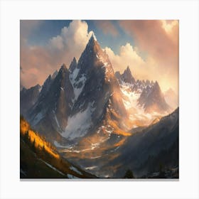 Mountain Landscape 2 Canvas Print