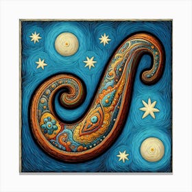 Paisley3gogh Canvas Print