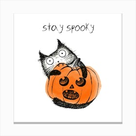 Stay Spooky Canvas Print