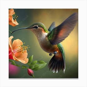 Humming bird Canvas Print