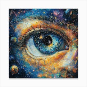 Eye Of The Universe Art Canvas Print