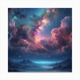 Milky In The Sky Canvas Print