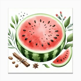 Watermelon Canvas Print