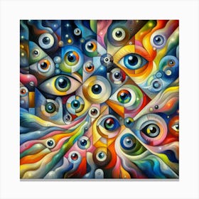 Eyes Of The World Canvas Print