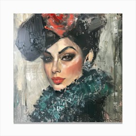 French Glamour 1960's French Chic Series 3 Canvas Print