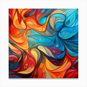 Abstract Abstract Painting 21 Canvas Print