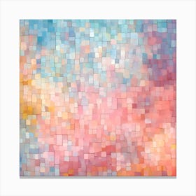 Abstract Mosaic Background Canvas Print