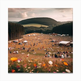 Festival In The Woods Canvas Print