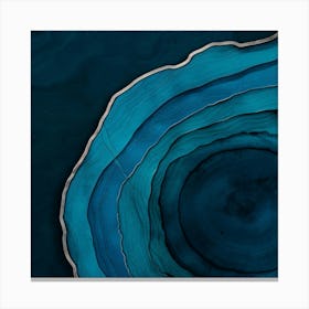 Abstract Blue Background Canvas Print