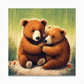 Teddy Bears 2 Canvas Print