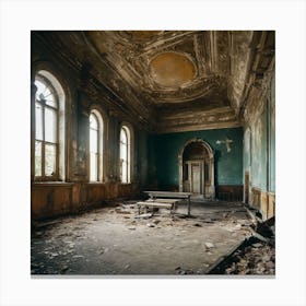 Abandoned Church Canvas Print