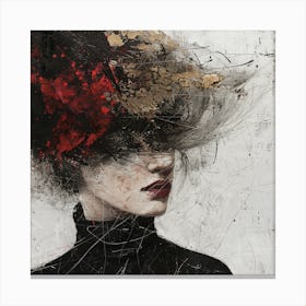 Woman With A Hat 1 Canvas Print