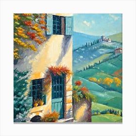 Fall in Tuscany Canvas Print