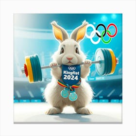 Olymics Panda Canvas Print