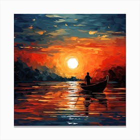 Fishing Canvas Print