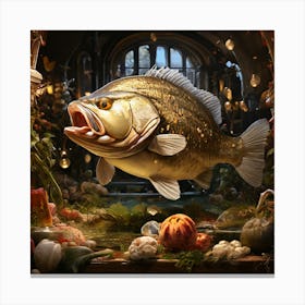 Fish In A Bowl Canvas Print