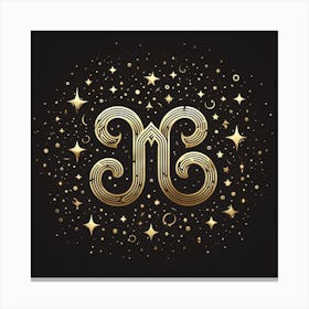 A Zodiac symbol, Capricorn Canvas Print
