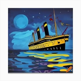 Eerie Titanic Canvas Print