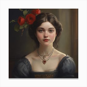 Victorian Girl Canvas Print