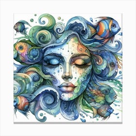 Mermaid 8 Canvas Print