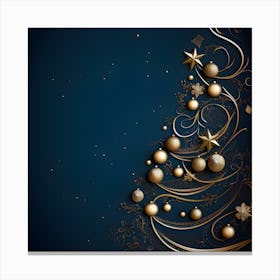 Christmas Tree Background 10 Canvas Print