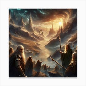 Lord Of The Rings Canvas Print