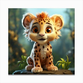 Cheetah Cub 2 Canvas Print