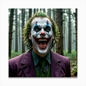 Joker In The Woods 1 Canvas Print