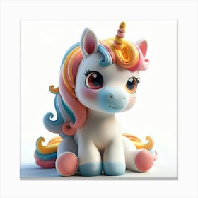 Cute Unicorn 860 Canvas Print