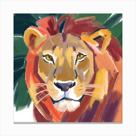 African Lion 04 Canvas Print