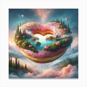 Donuts In The Sky 1 Canvas Print