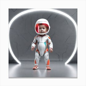 Space Baby 1 Canvas Print