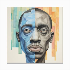 Man With Two Faces Canvas Print