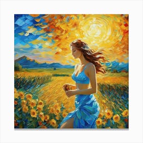 Sunflowersghu Canvas Print