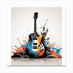 Electric Guitar 2 Canvas Print