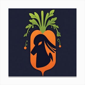 Carrot Logo 19 Canvas Print