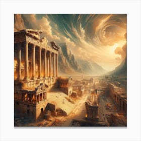 Ancient Ruins Of Persia Canvas Print