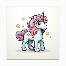 Unicorn Illustration Canvas Print