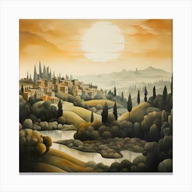 Aqua Allegro: Italian Rhapsody Canvas Print