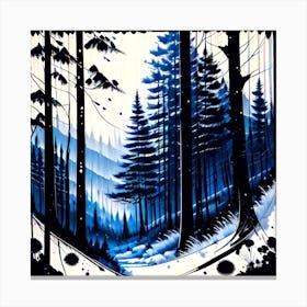 Winter Forest 2 Canvas Print