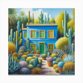 Cactus House Canvas Print