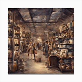 E-commerce Emporium Create an online shopping 2 Canvas Print