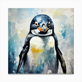 Penguin painting 3 Canvas Print