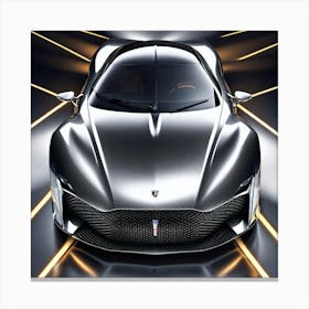 Futuristic Sports Car 33 Canvas Print